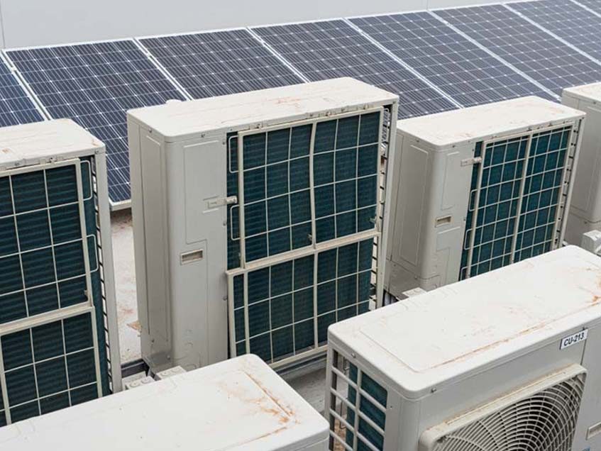 Roof top air conditioning and solar — Air Conditioning in Buderim, QLD